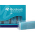 Microbrush Plus Applikatoren 400er petrol ultrafein in Verpackung.