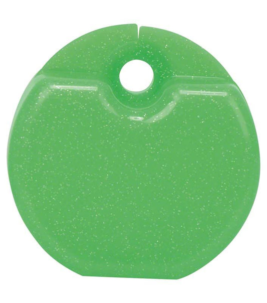 Image of Spangendose metallic glitter neongrün