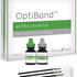OptiBond™ eXTRa Universal Kit mit Flaschen und Applikationspinseln.