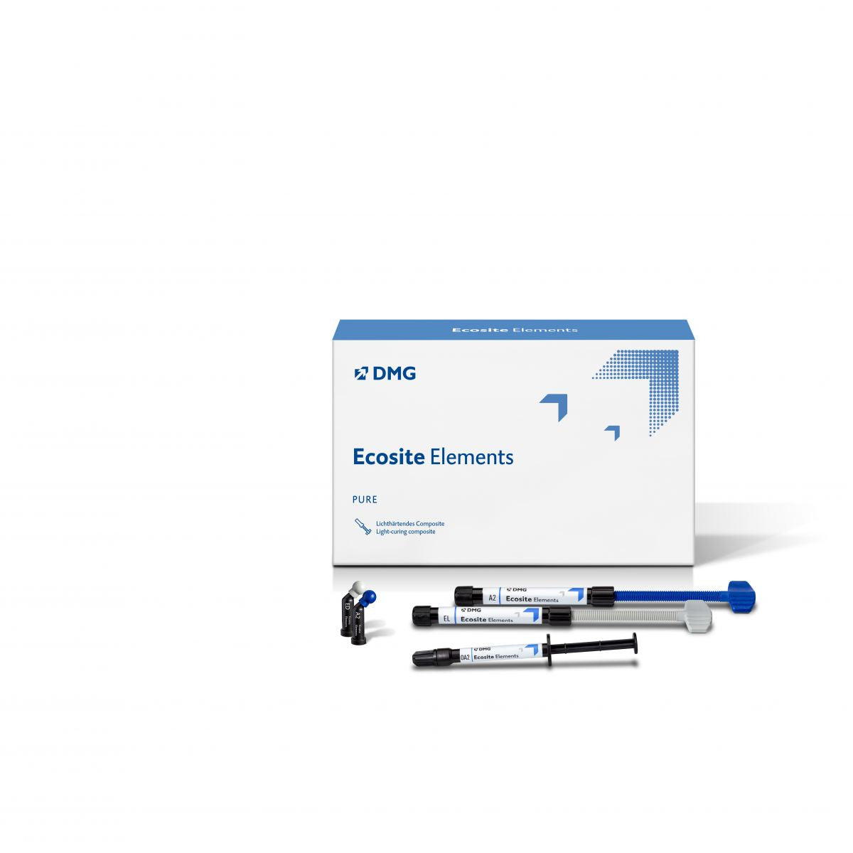 Ecosite Elements PURE Set mit Spritzen und Applikatoren.