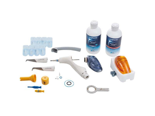 Image of MyLunos Pulver-Wasserstrahl-Handstück Set Pro Anschluss Sirona Turbinenkupplung R/F