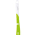 Interdentalbürste GUM® BI-DIRECTION mit grünem Griff und schwenkbarem Bürstenkopf.