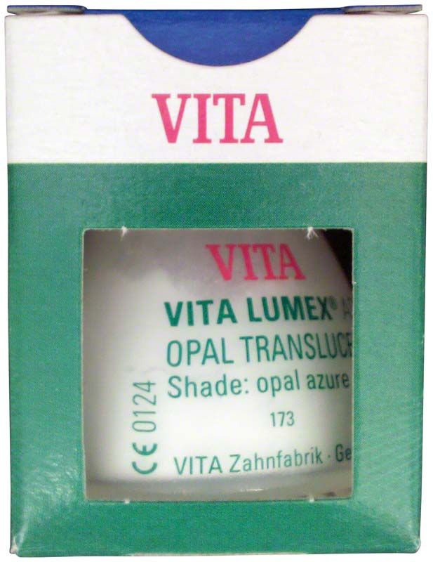 Verpackung der VITA LUMEX® AC Opal Translucent opal-azure 12g.
