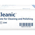 Cleanic™ Prophy-Paste mit Fluorid in weißer Kartonverpackung mit blauen Details.