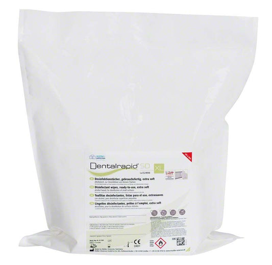 Image of Dentalrapid® SD wipes XL Flower