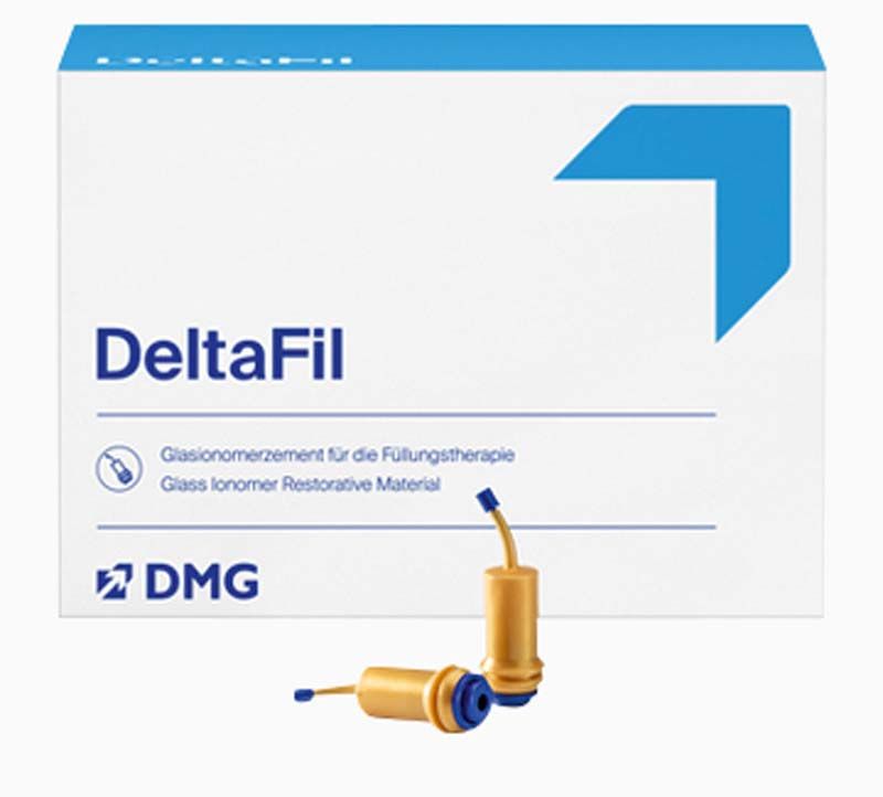 DeltaFil Kapseln A2 Verpackung mit Produktabbildung und Logo.