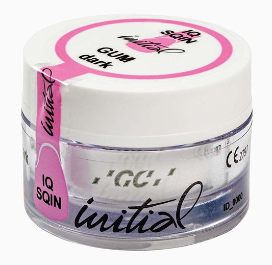 Image of GC Initial IQ SQIN Powder GUM dark Dose 10g
