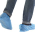 Kunststoff-Überschuhe m.Gummizug Wasserfest Hellblau
