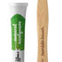 Image of Humble Brush Zahnbürste + Zahncreme Bambuszahnbürste, flach soft weiß