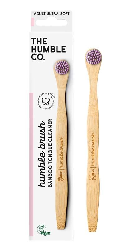 Humble Zungenreiniger Bambus ultrasoft lila