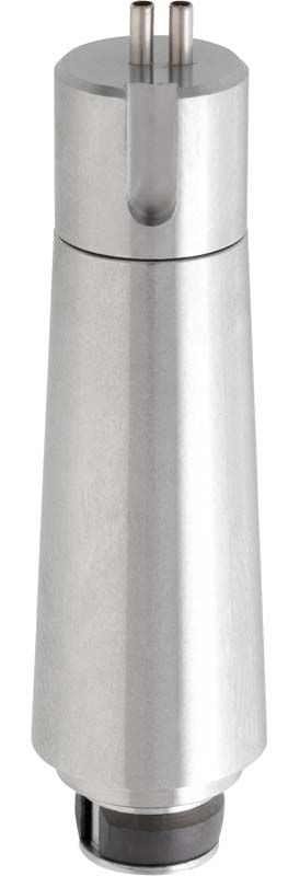 Adapter aus Edelstahl für Morita Inox WS, zylindrische Form.