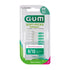 GUM SOFT-PICKS ORIGINAL Blisterpackung mit 50 grünen Interdentalbürsten.