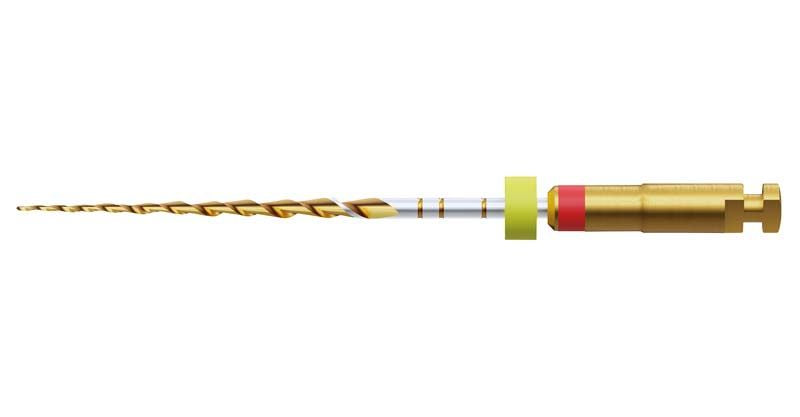 Instrument zur Wurzelkanalaufbereitung, steril, aus Nickel-Titan, mit Flexibilität.