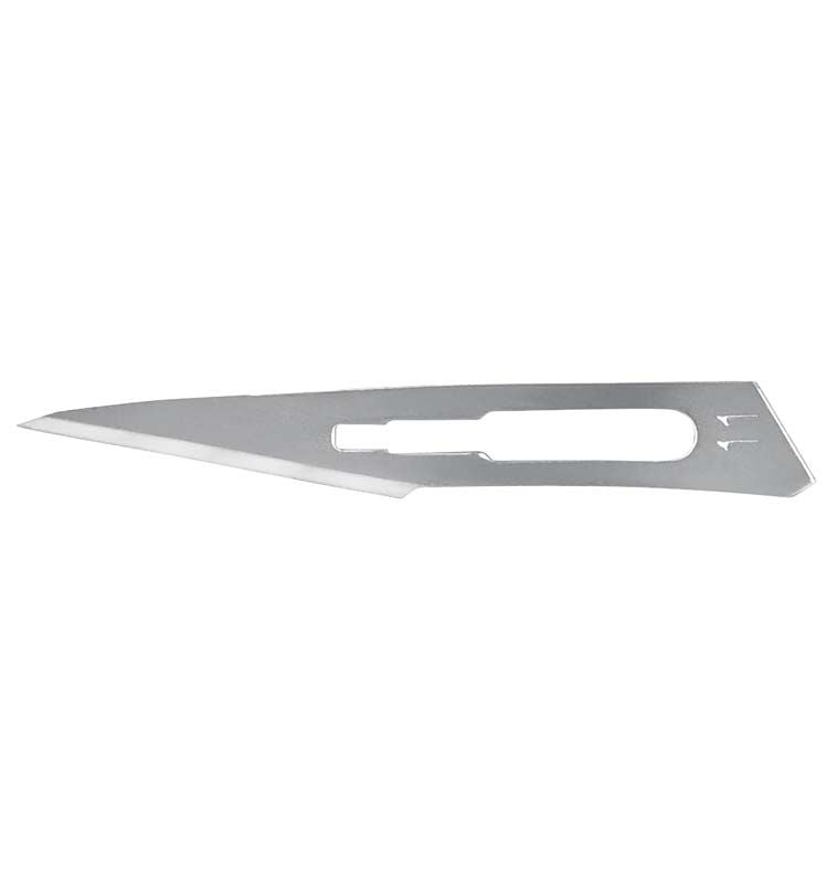 Sterile Skalpellklinge Figur 11 für präzise medizinische Anwendungen.