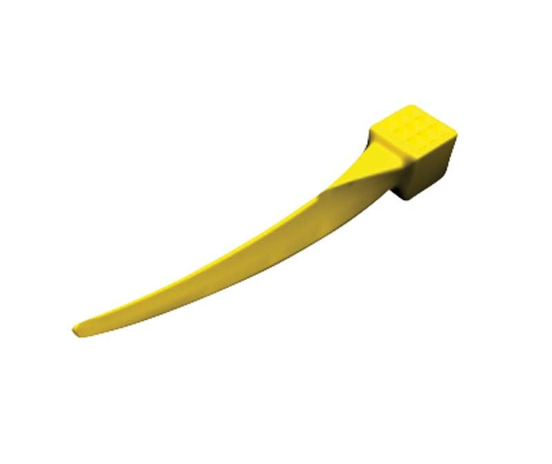 NiTin™ Interdentalkeil ultrafein in Gelb mit Greifblock.