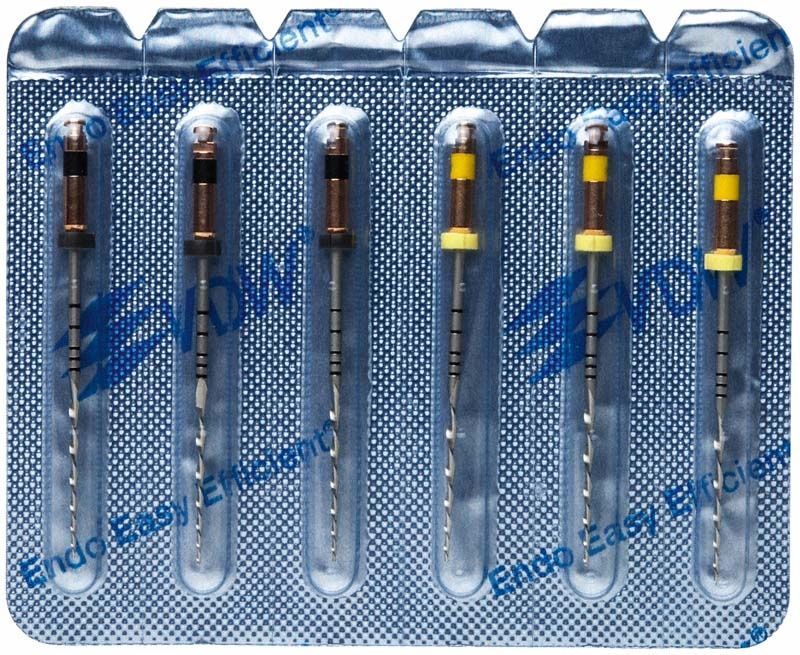 Blisterverpackung mit sechs RECIPROC® Feilen 31mm R40/R50.
