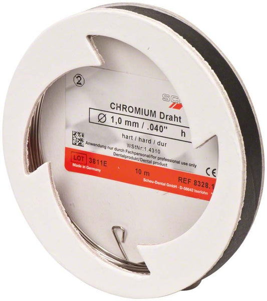 Image of CHROMIUM Spulendraht hart - 1,0mm x 10m