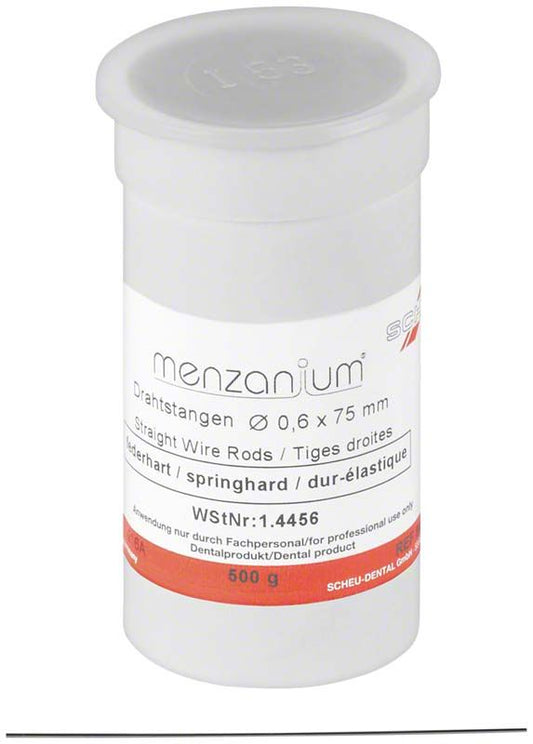 Image of MENZANIUM® Drahtstangen federhart - 0,6 x 75mm