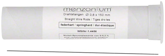 Image of MENZANIUM® Drahtstangen federhart - 0,8 x 150mm