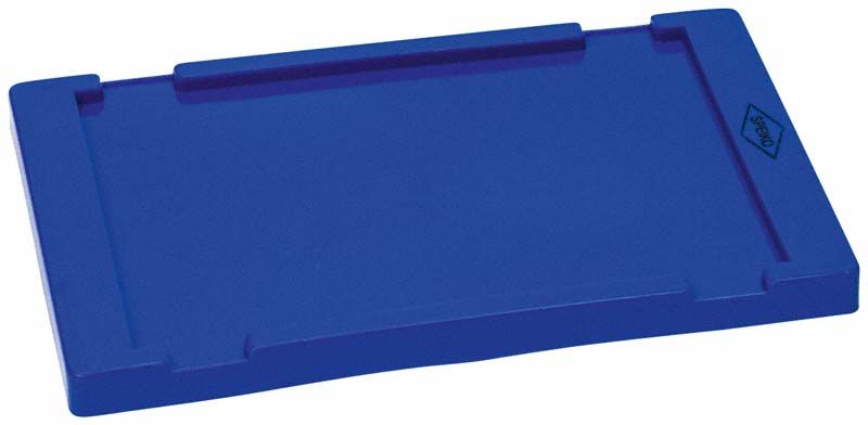 Blauer Deckel für Labor-Container Größe 2.