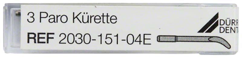 Verpackung der Vector Paro-Kürette mit Aufdruck und Grafik.