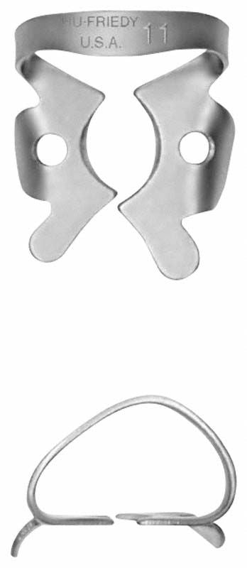 Image of Kofferdam-Klammer Satin Steel Figur RDCM11