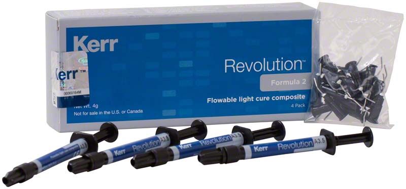 Revolution™ Formula 2 A3.5 Hybrid-Komposit-Spritzen mit Verpackung und Zubehör.
