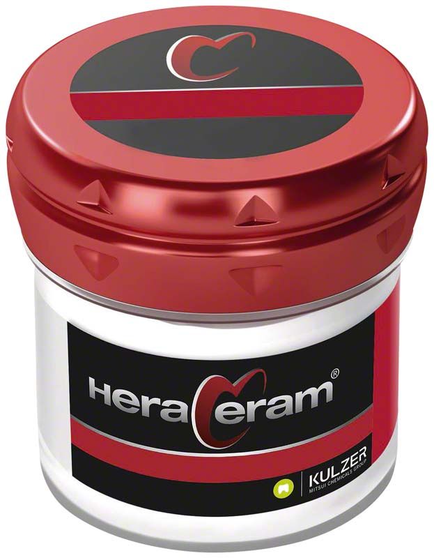 HeraCeram® Increaser IN A3,5, rote Verpackung mit Kulzer-Logo.