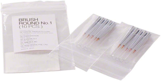 Gradia Brush No. 1 Round, 10 Pinsel in transparenter Verpackung.