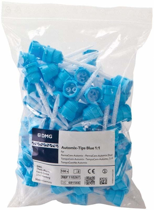 Image of Automix-Tips 1:1 - Blue , 100er