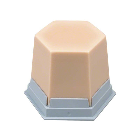 Helles beige-opakes Modellierwachs für präzise Dentalanwendungen.
