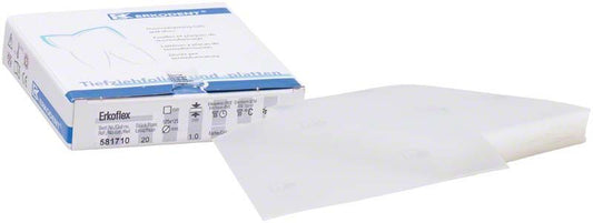 Image of Erkoflex viereckig 20 St. Ø 125 x 125 x 1,0mm