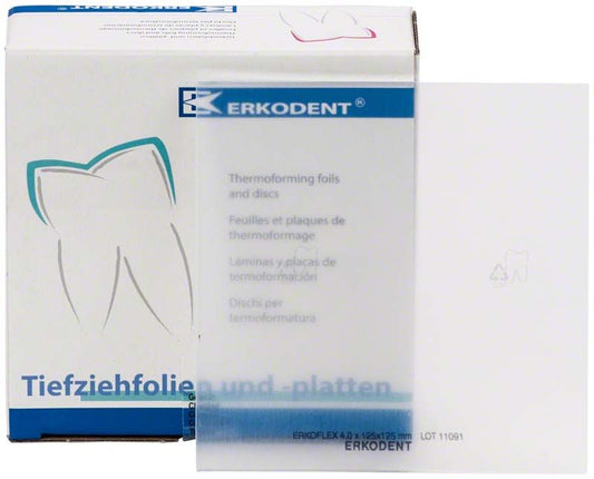 Image of Erkoflex viereckig 10 St. Ø 125 x 125 x 4,0mm