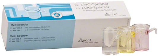 Image of Medi-Spender-Gläschen Satz mit 3 Stück