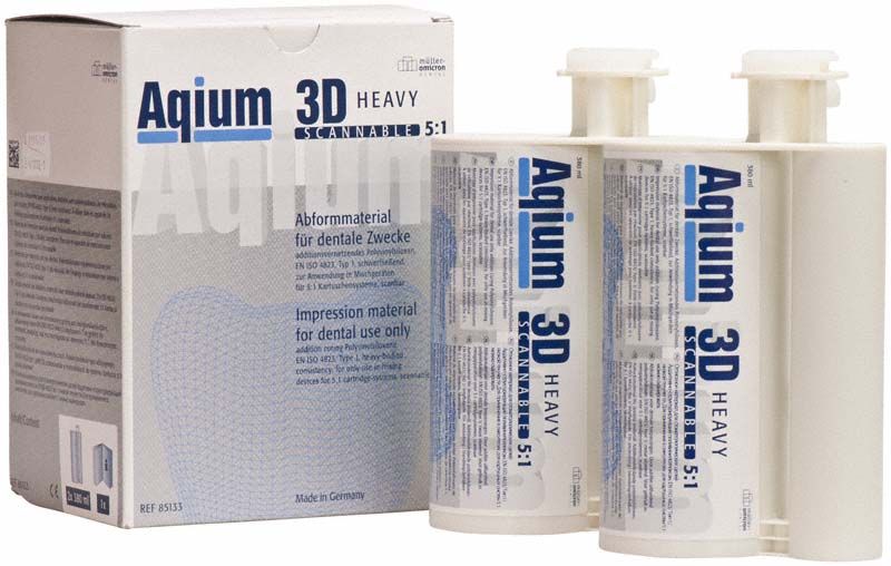 Aqium 3D Putty Soft Kartuschen 5:1, 2x380ml vor Verpackung.