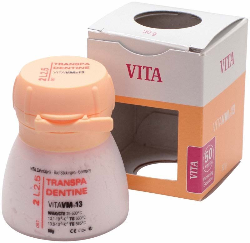 VM13 3D Transpa Dentin 50g 2L2.5 im originalen Verpackungsbehälter.