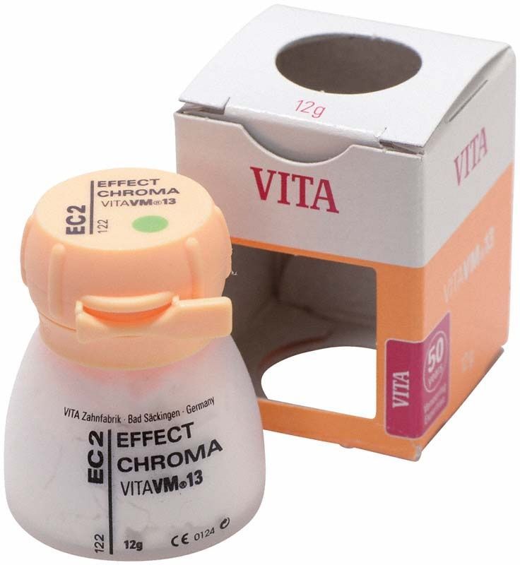 EC2 EFFECT CHROMA VM13 Zahnersatzmaterial mit Verpackung.