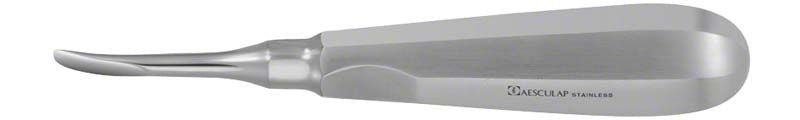 Gebogener Wurzelheber Figur 6C, 2,0mm breit, aus Edelstahl