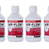 Vier Flaschen AIRFLOW® Pulver CLASSIC Cherry für supragingivale Behandlungen.