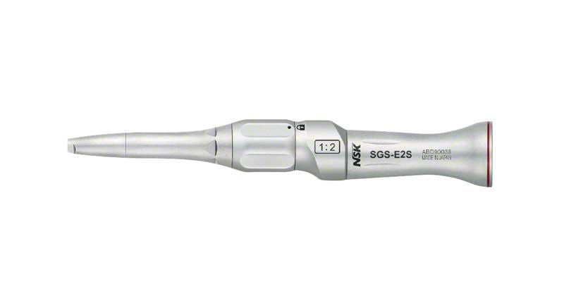 Mikro-Chirurgie-Handstück Typ SGS-E2S ohne Licht in silberner Farbe.