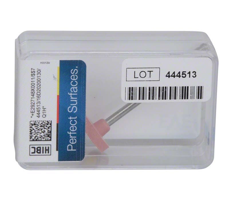 Rosa EVE DIAPOL® Diamantpolierer mittel in transparenter Kunststoffverpackung mit Etikett.
