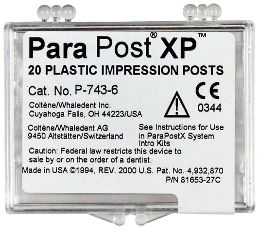 Image of ParaPost® XP™ Abformstifte 20er Gr. 6 schwarz