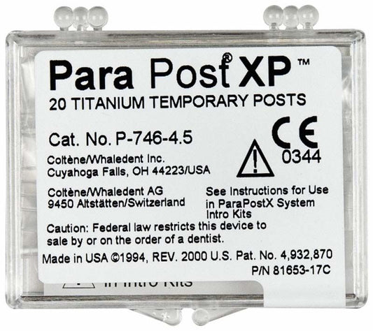 Image of ParaPost® XP™ Temporärstifte 20er Gr. 4.5 blau