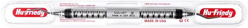 Standard Gracey-Kürette Rigid 5/6 mit schwarzem Griff in Verpackung.