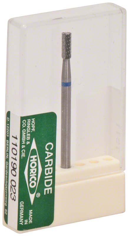 Hartmetallfräser 110 190 023 in transparenter Kunststoffverpackung.