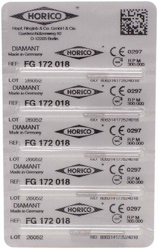 Verpackungsetikett der Diamant FG 172 018 mit Herstellerinformationen und QR-Code.