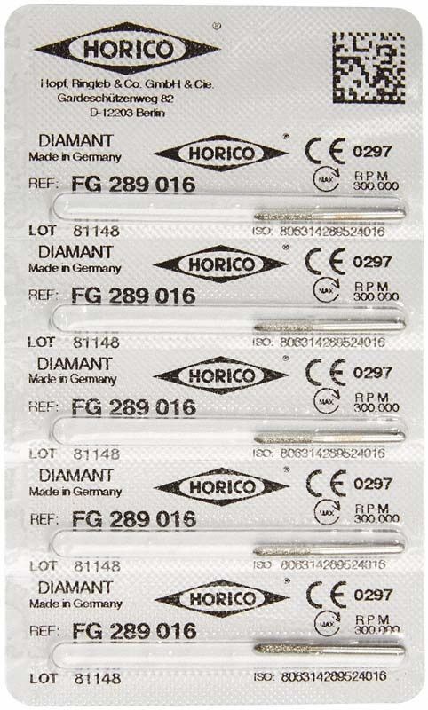 Verpackung von Diamant FG 289 016 mit Herstellerinformationen und CE-Kennzeichnung.