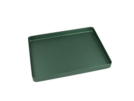 Image of EUROTRAY Minitray Alu Boden ungelocht grün