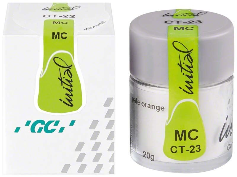 Zahntechnisches Material GC Initial LF Cervical Translucent CT-22 in Verpackung.