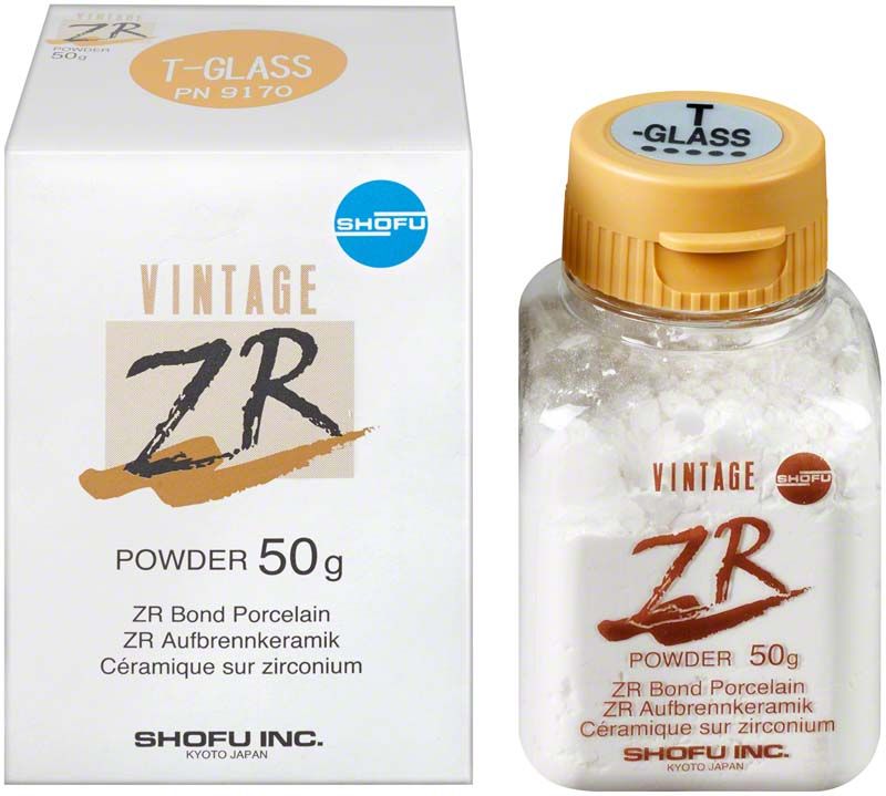 Flasche und Verpackung von VINTAGE ZR Enamel Effekt T-GLASS 50g.